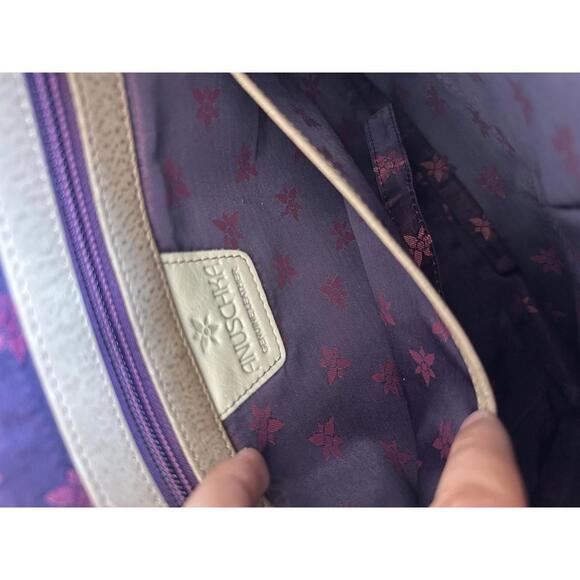 Anuschka 100% Genuine Leather Hand-Painted Hobo Shoulder Purse with Coin Pouch - Picture 5 of 15